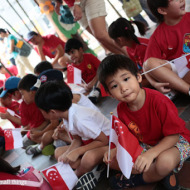 Sports and Singapore Songs at the Little Olympics