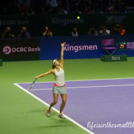 Tennis Action at the WTA Finals