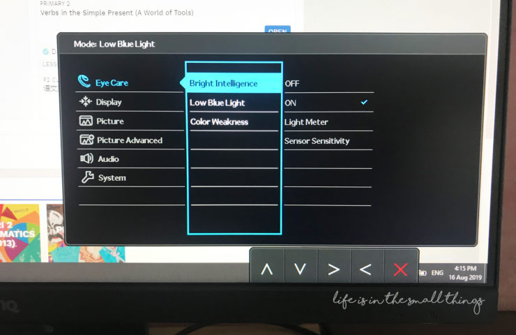 E-learning with the BenQ Eyecare Monitor